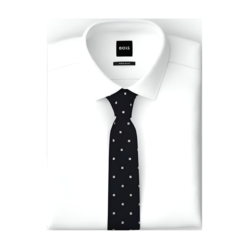 BOSS Tie – H-TIE 6 CM BICO Black 001 Ones