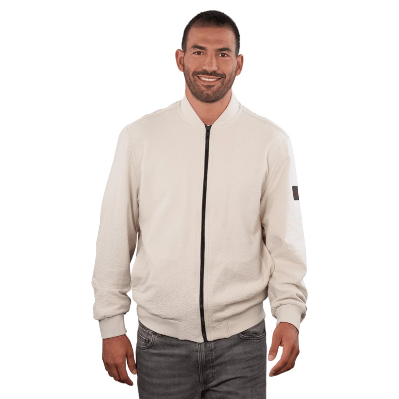 BOSS Full Zip Knitwear – Lisimba_M Light Beige 271 S