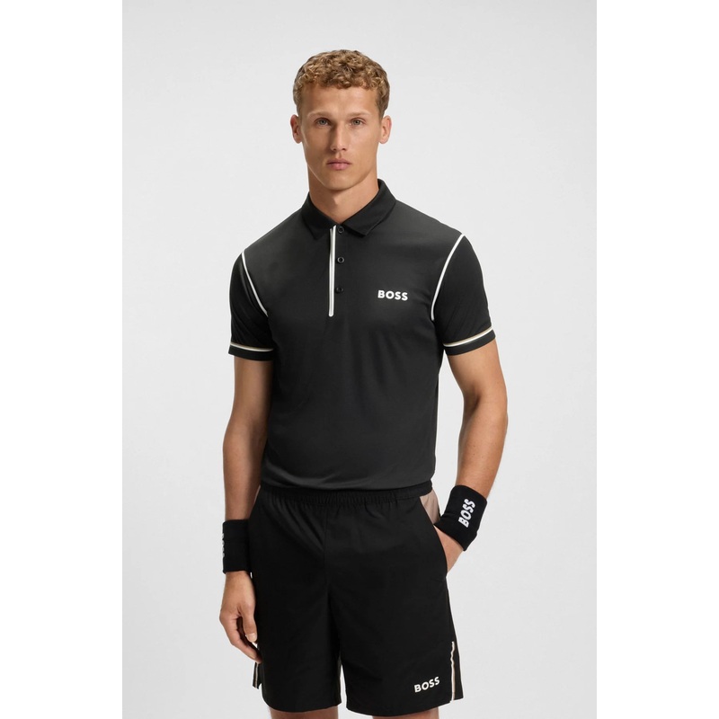 BOSS Polo – Paddytech GOC Black 001 S