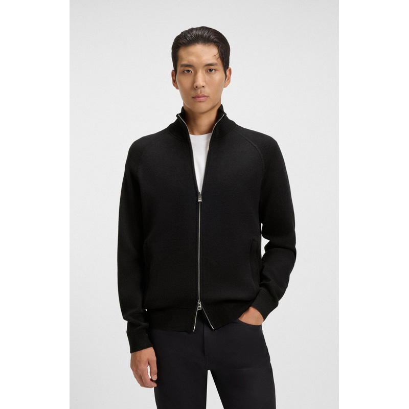 BOSS Full Zip Cardigan – H-Idino Black 001 S
