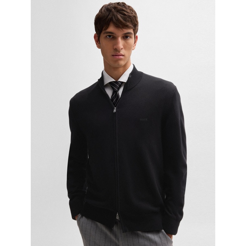 BOSS Full Zip Cardigan – Palano-L Black 001 S
