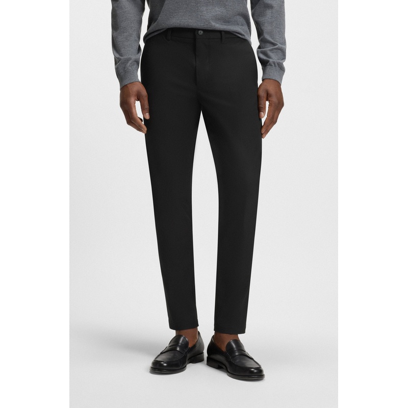 BOSS Leisure Trouser – P-Kaiton1-Zip Black 001 3234