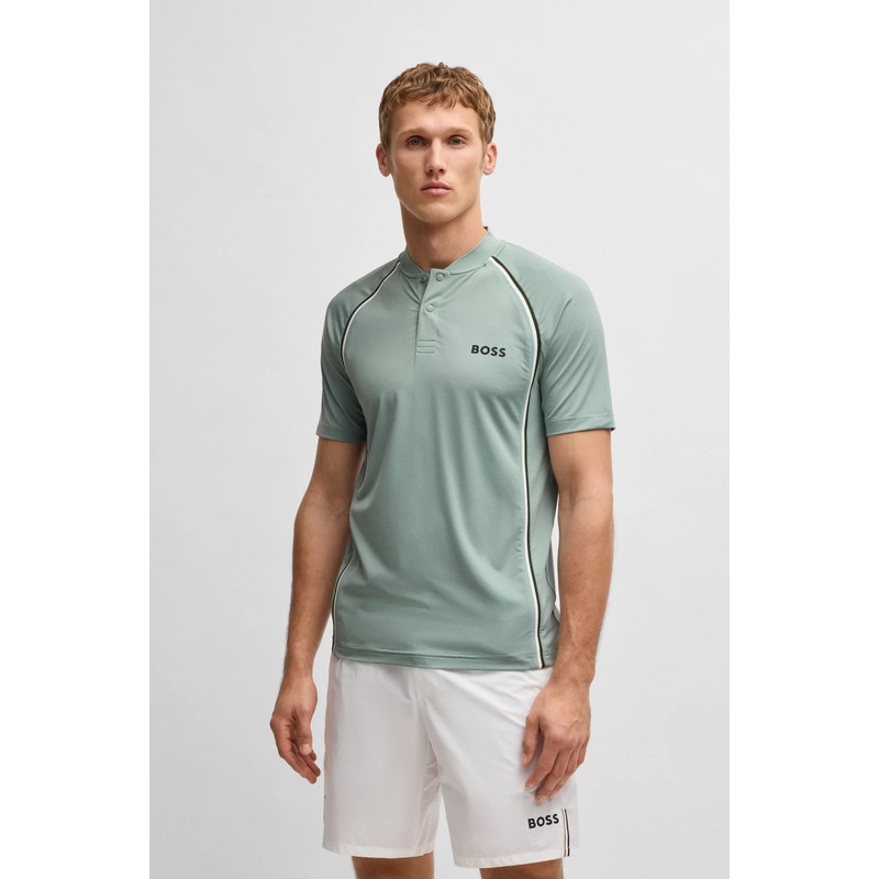 BOSS Polo – Pariq TOC Mesh Open Green 357 S