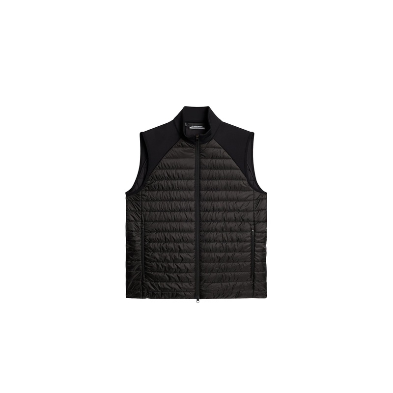 Hayden Quilt Hybrid Vest / Black Black L