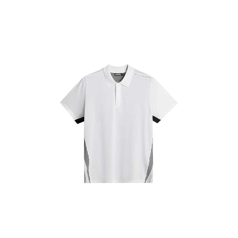 Aleks Hybrid Knit Polo Shirt / White White L