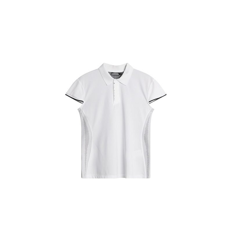 Ana Hybrid Knit Polo Shirt / White White L