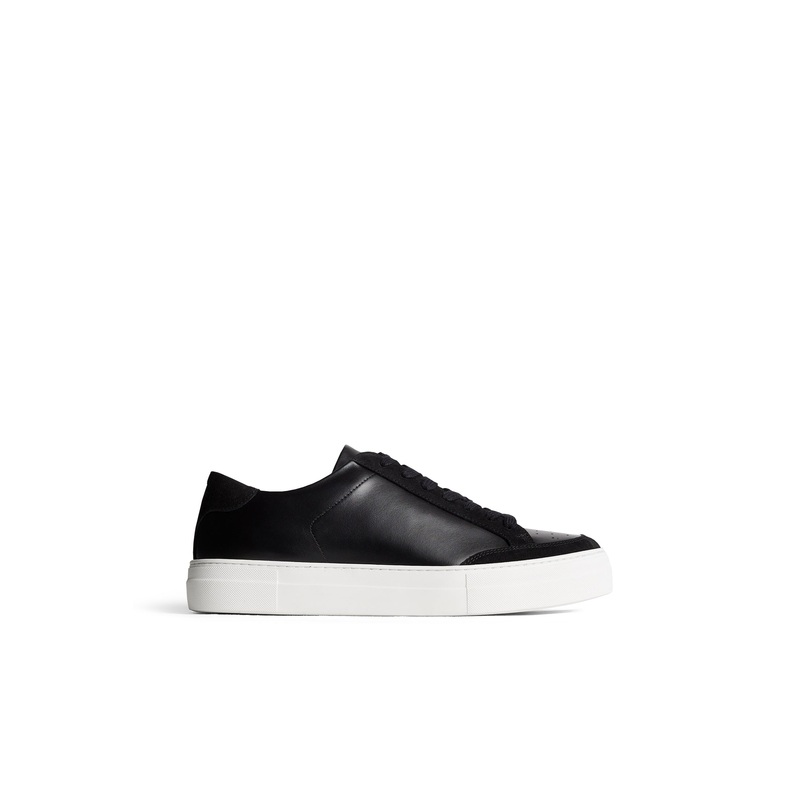 Art Signature Leather Sneaker / Black Black 40