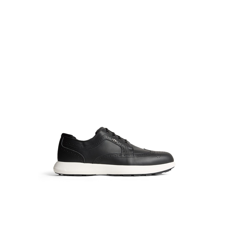 Fairway Brogue Golf Sneaker / Black Black 40