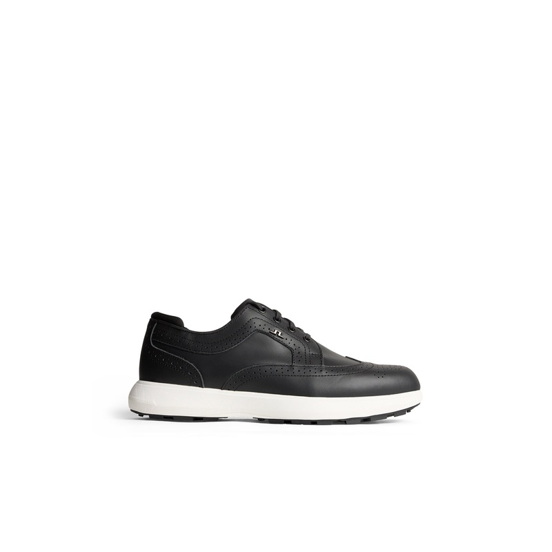 Fairway Brogue Golf Sneaker W / Black Black 36