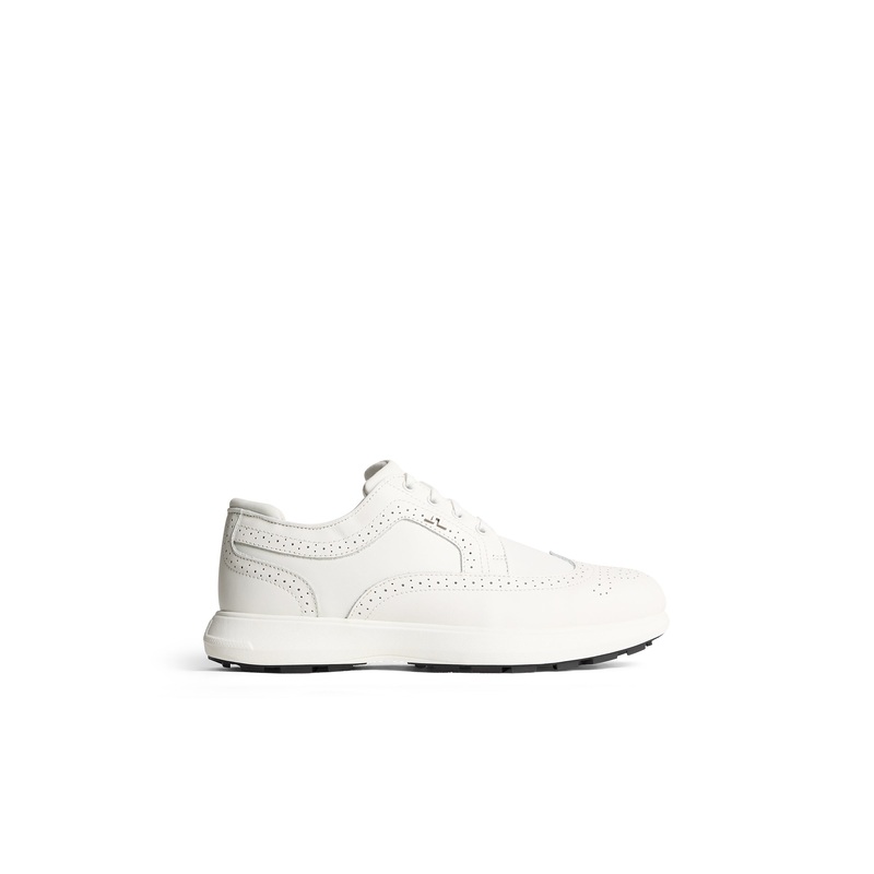 Fairway Brogue Golf Sneaker W / White White 36