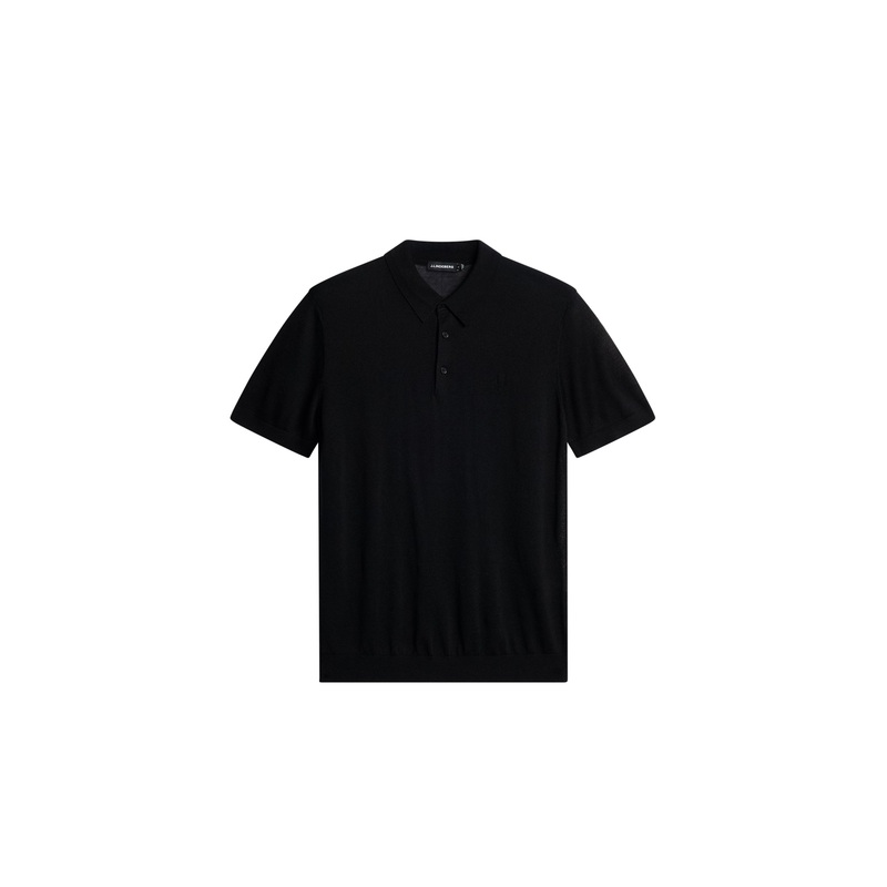 Ridge Lyocell Silk Polo / Black Black L
