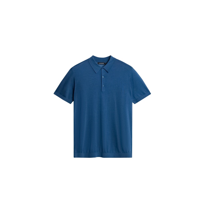 Ridge Lyocell Silk Polo / Dark Blue Dark Blue L