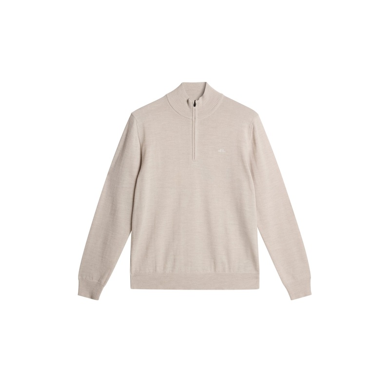 Kiyan Merino Quarter Zip / Moonbeam Melange Moonbeam Melange L