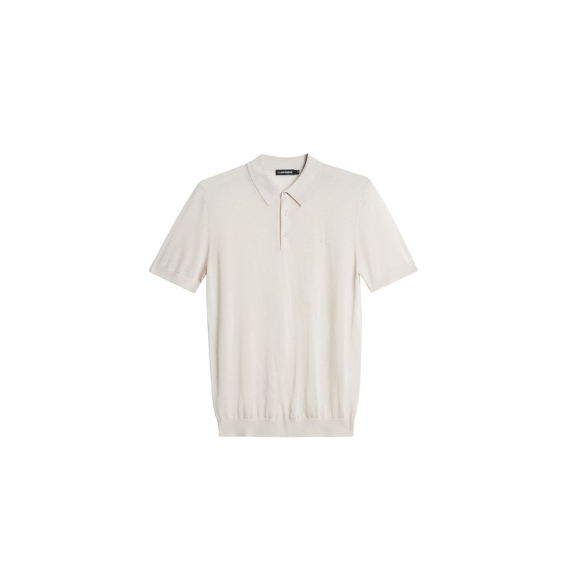 Ridge Lyocell Silk Polo / Moonbeam Moonbeam L