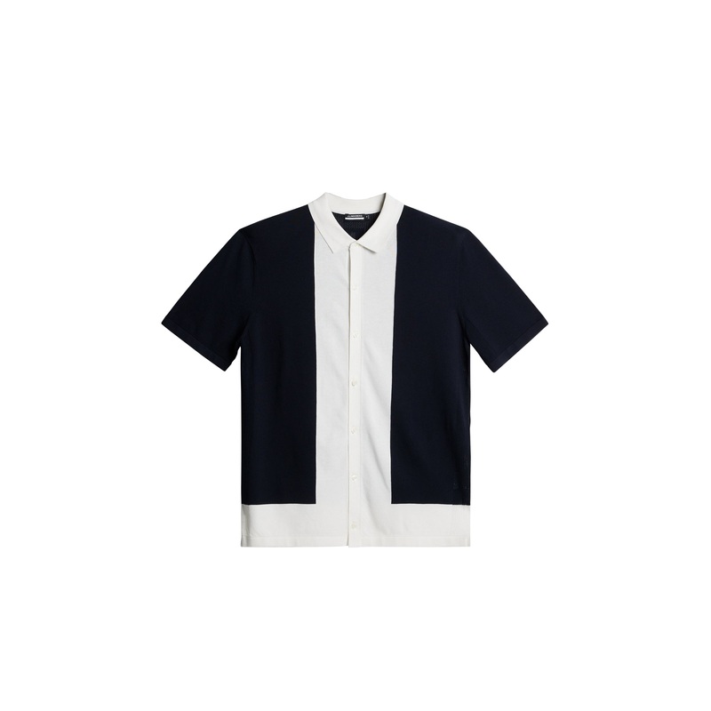 Rue Knitted Polo Shirt / JL Navy JL Navy L