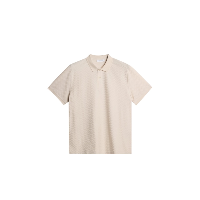 Devon Jacquard Polo / Moonbeam Moonbeam L