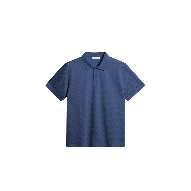Devon Jacquard Polo / Vintage Indigo Vintage Indigo L