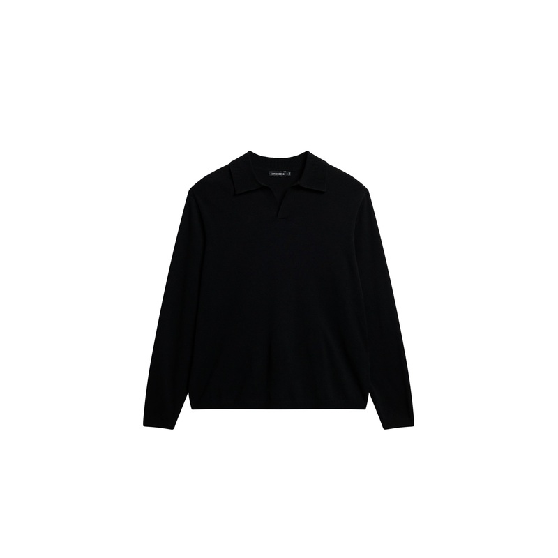 Rowan LS Polo / Black Black L