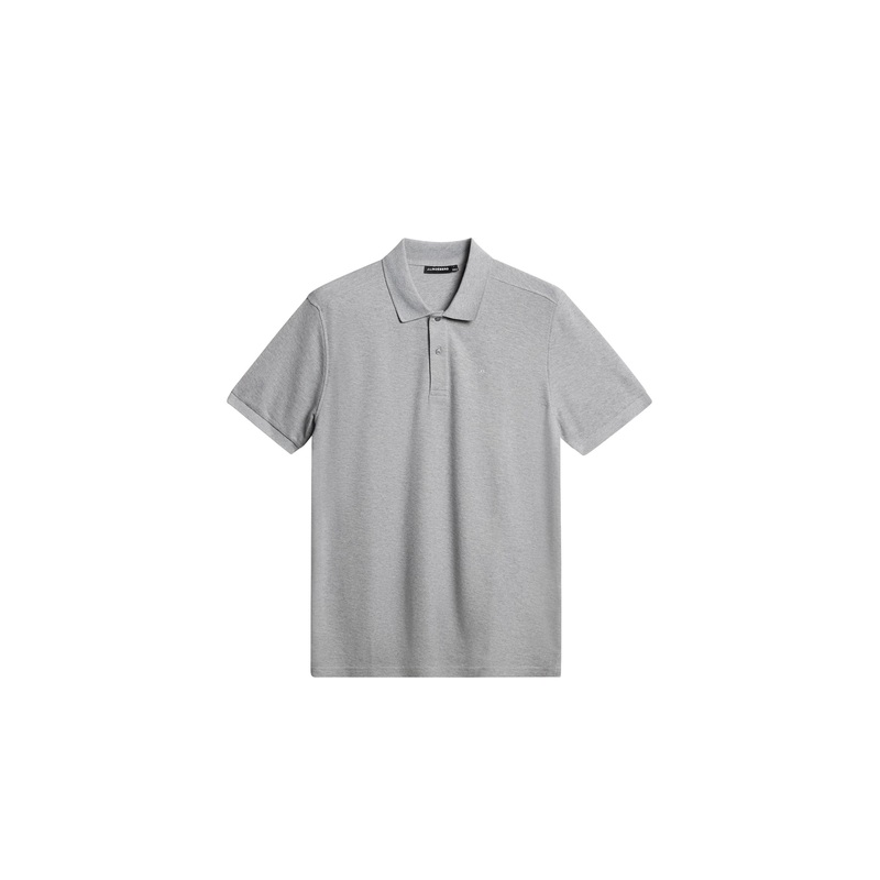 Troy Polo Shirt Seasonal Pique / Mid Grey Melange Mid Grey Melange L