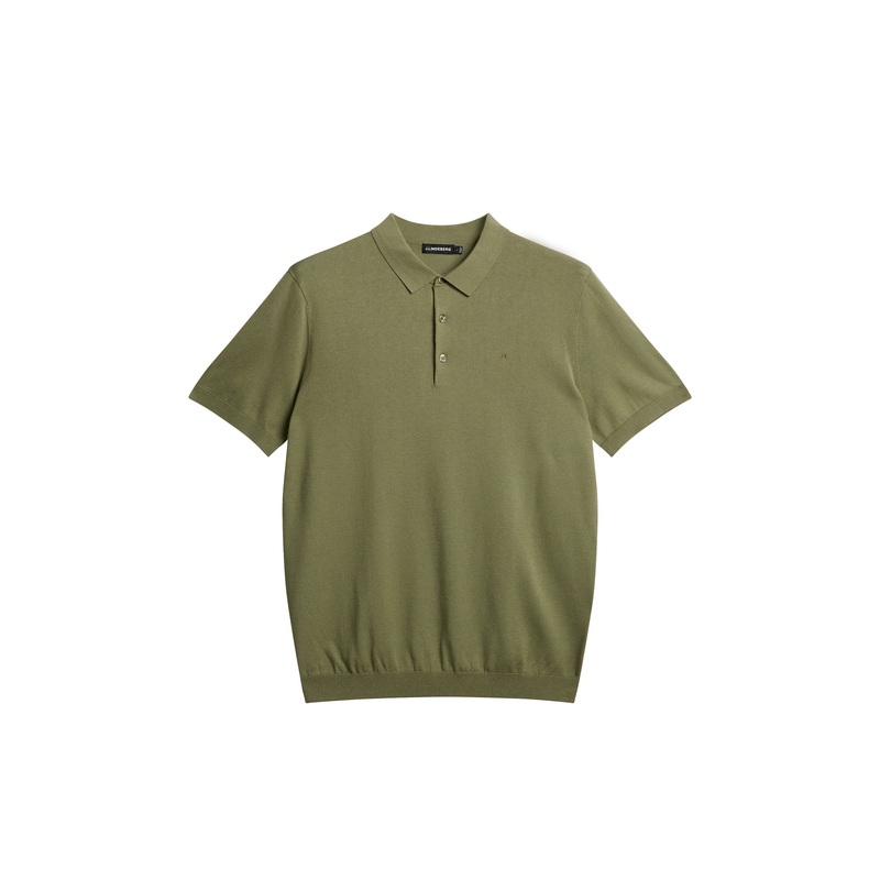 Ridge Rayon Silk Polo / Oil Green Oil Green L