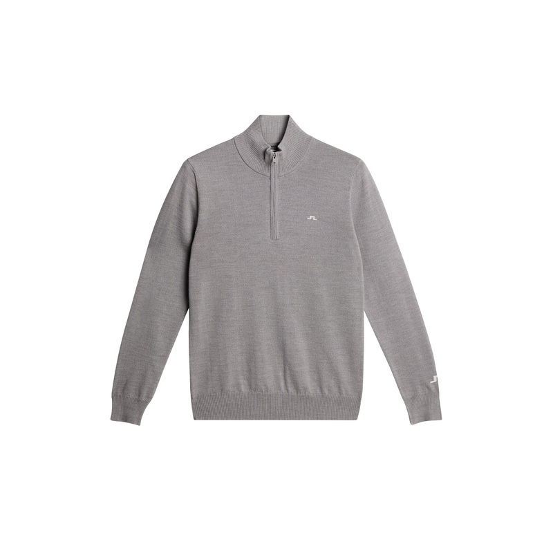 Kian Knitted Sweater / Grey Melange Grey Melange L