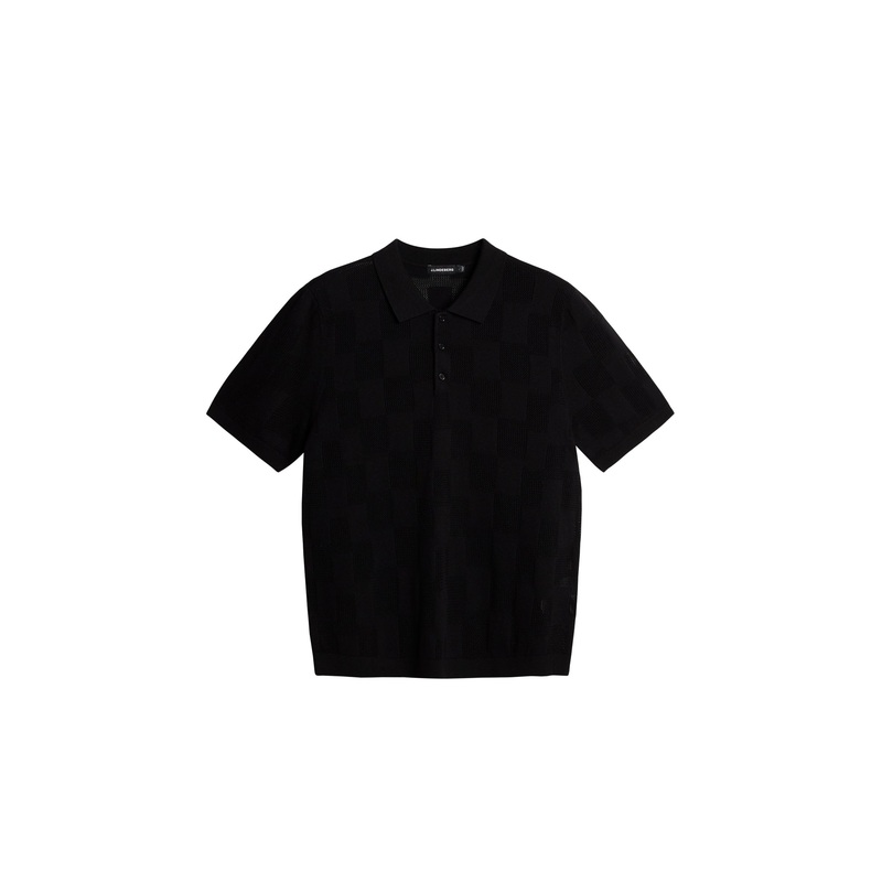 Reymond Stacked Bridge Polo / Black Black L