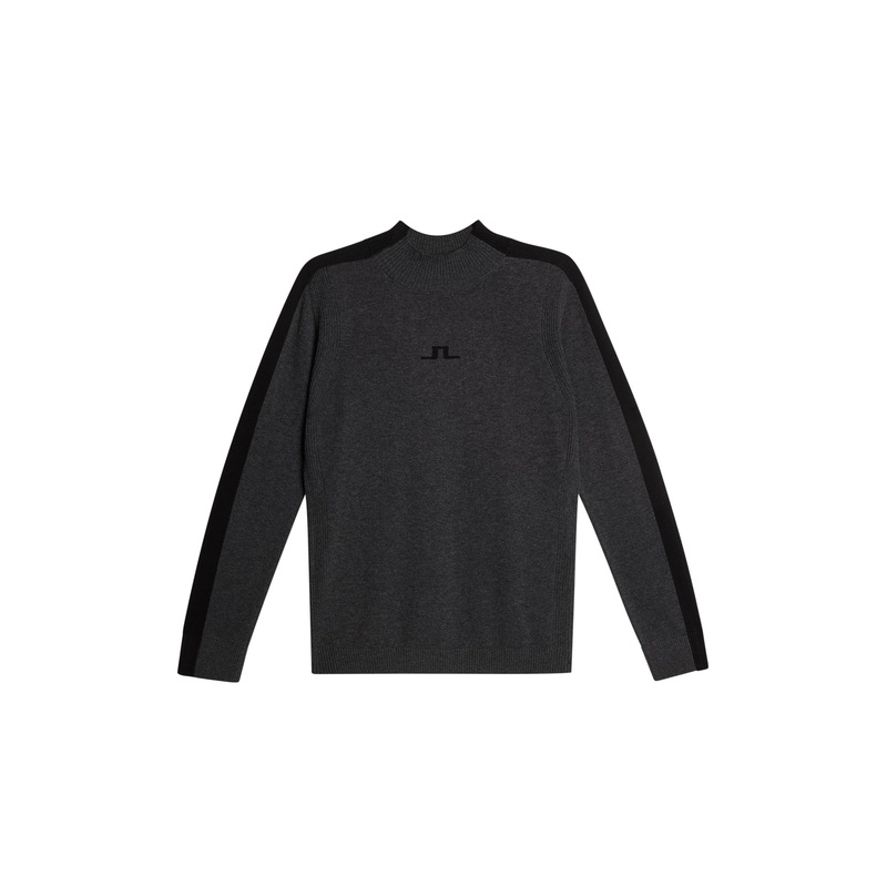 Adeline Knitted Sweater / Dark Grey Melange Dark Grey Melange L