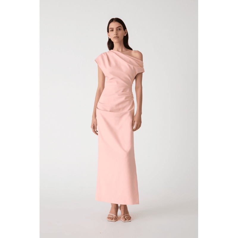 Gia Midi Dress Rose Quartz Pink XS