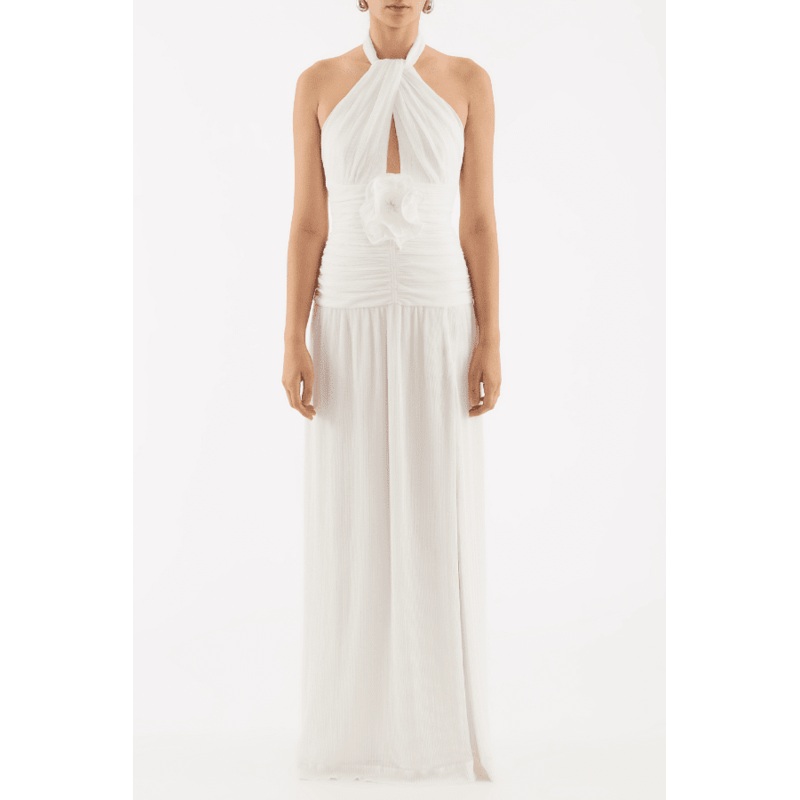 Guinevere Halter Gown Ivory 6