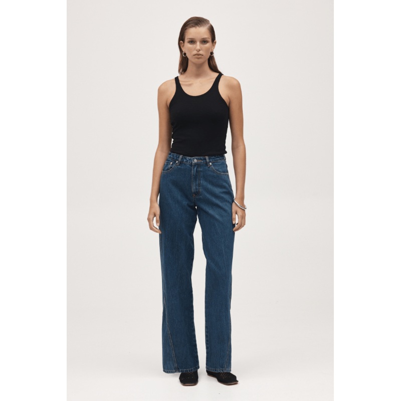 Curve Seam Jean Heritage Blue 24