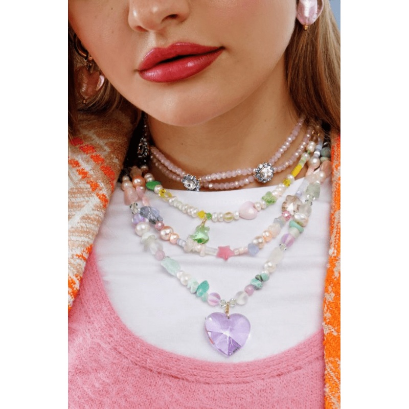 Dionne Chocker Pink O/S