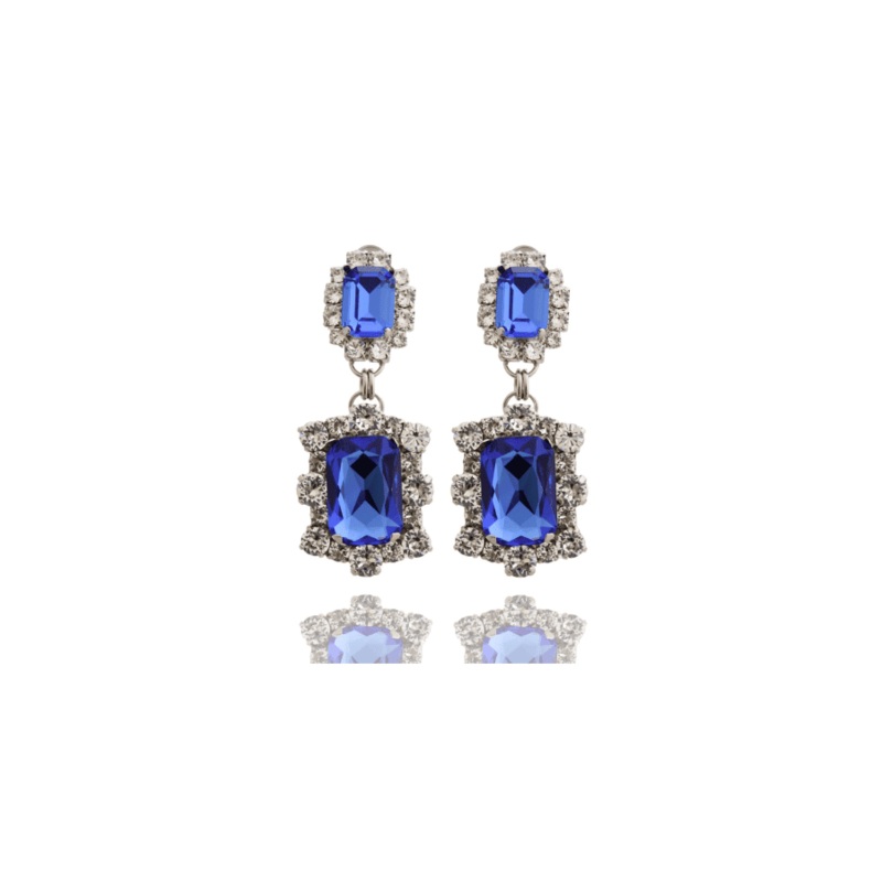 Dynasty Angelina Sapphire Earrings O/S