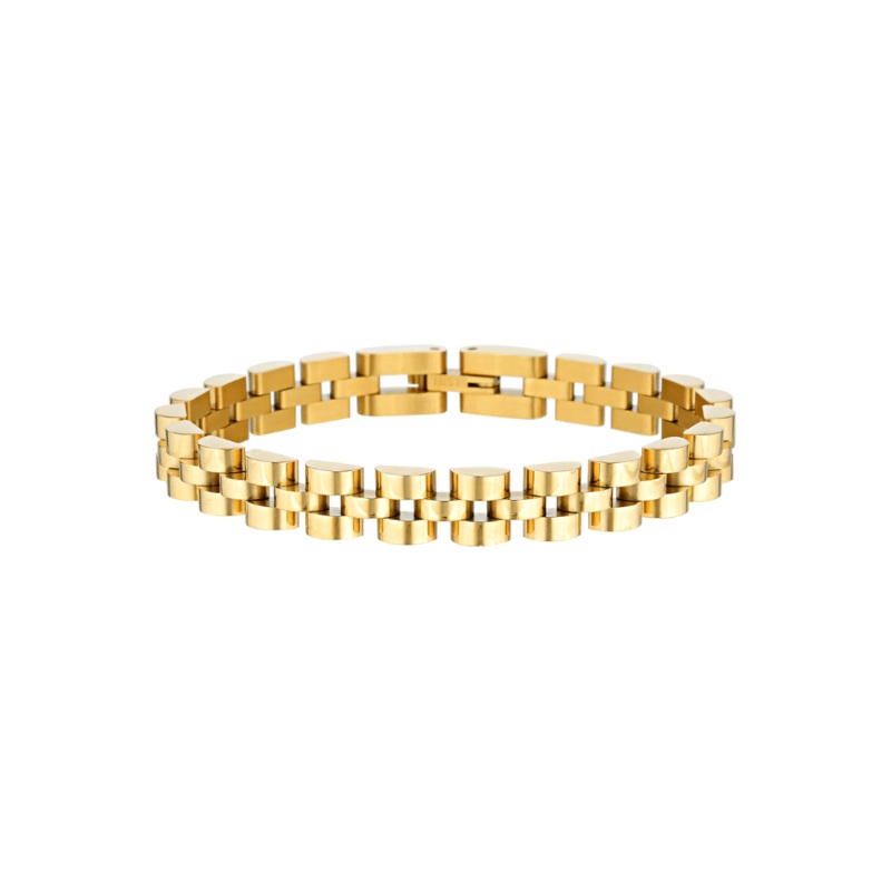 Fine Baby Link Bracelet Gold S/M