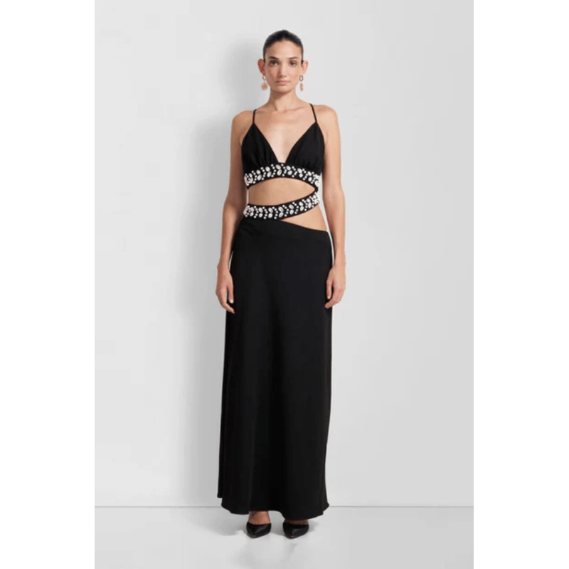 La Playa Maxi Dress Noir XS