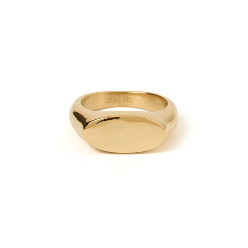Aster Gold Signet Ring 5
