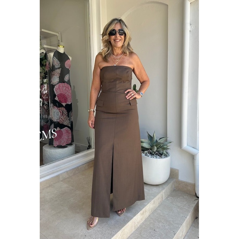 Emmett Dress Coffee 6