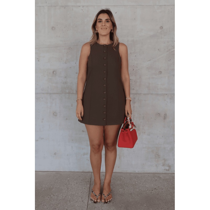 Kate Mini Dress Cocoa XXS