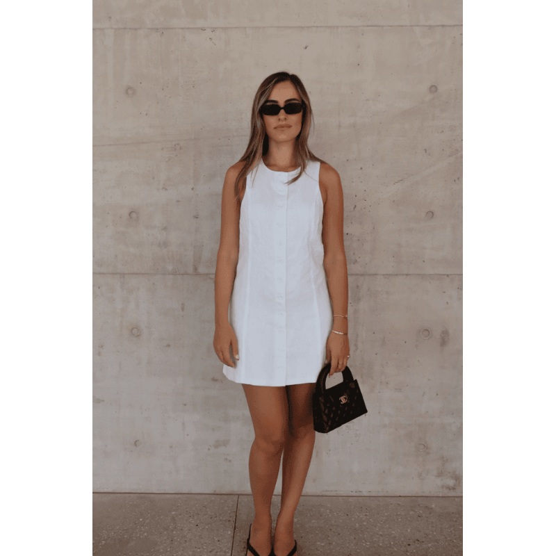 Mia Mini Dress White XXS