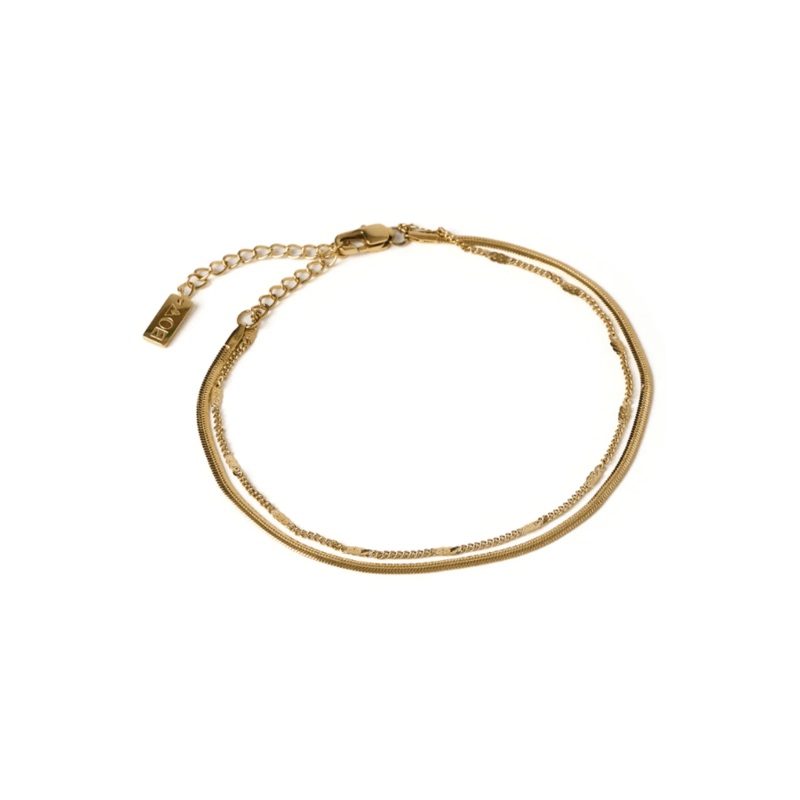 Millie Gold Anklet O/S