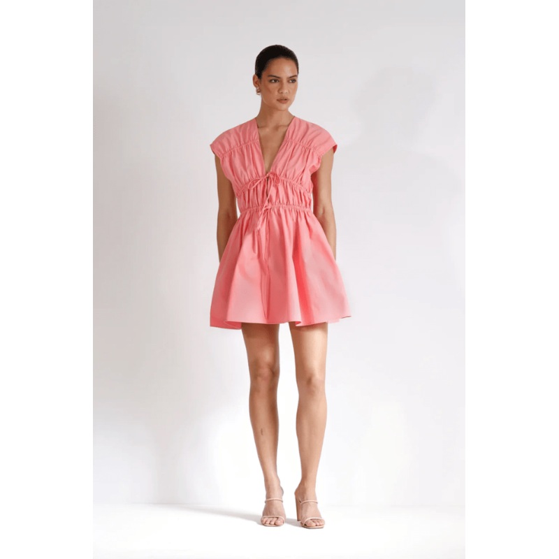 Roamer Mini Dress Punch Pink 6