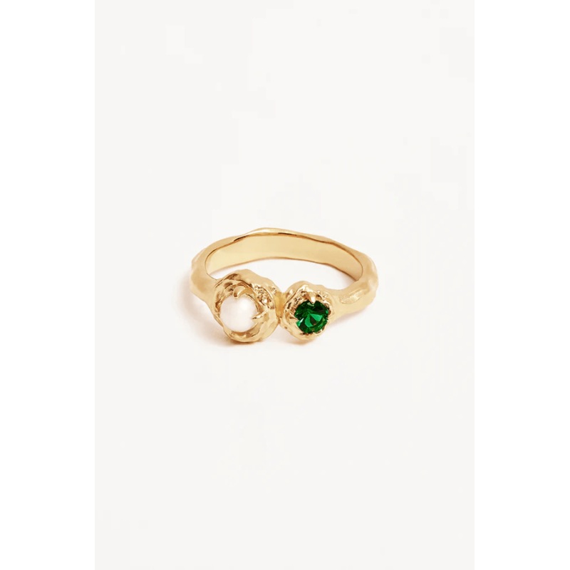 18k Gold Vermeil Moonlit Tides Ring O/S
