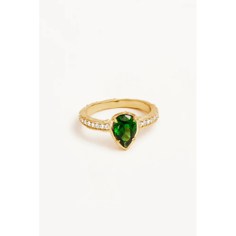 18k Gold Vermeil Soul Searching Ring O/S