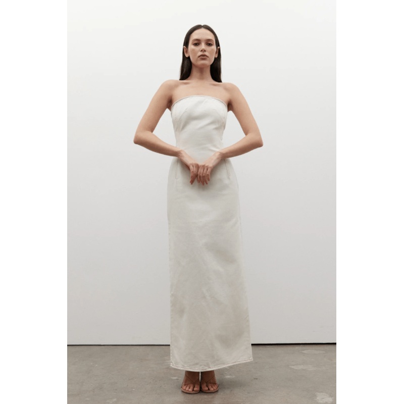 Amiri Denim Dress Angora XS