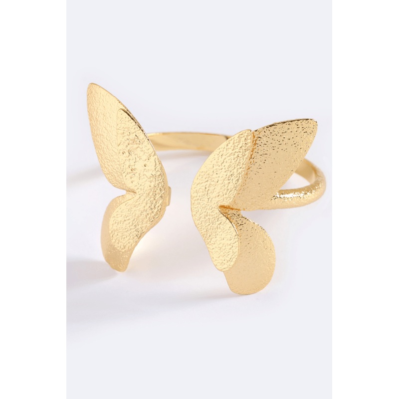 Butterfly Effect Cuff Gold Fearless Finish O/S