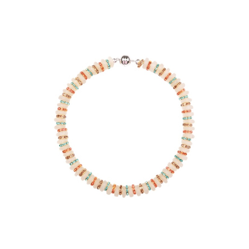 Heron Glass Necklace Multi O/S