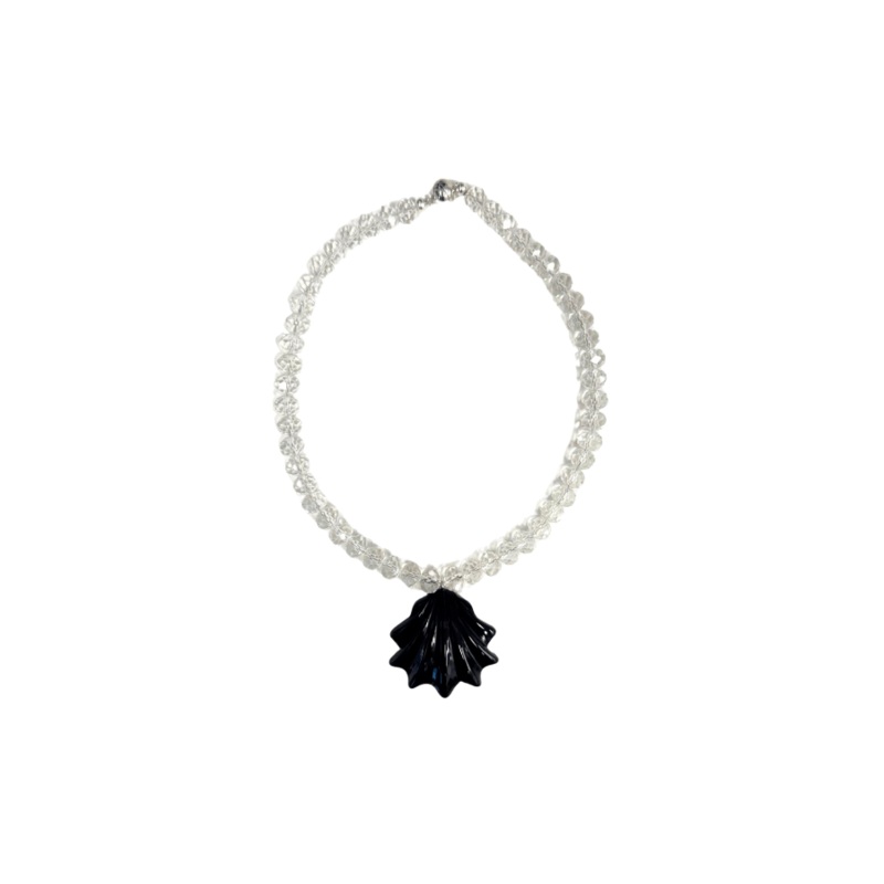 Shell Dreams Necklace Black O/S