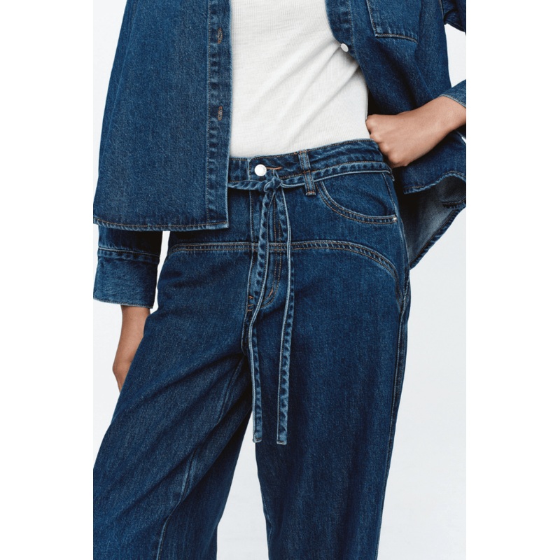 Tie Curve Seam Jean Heritage Blue 24