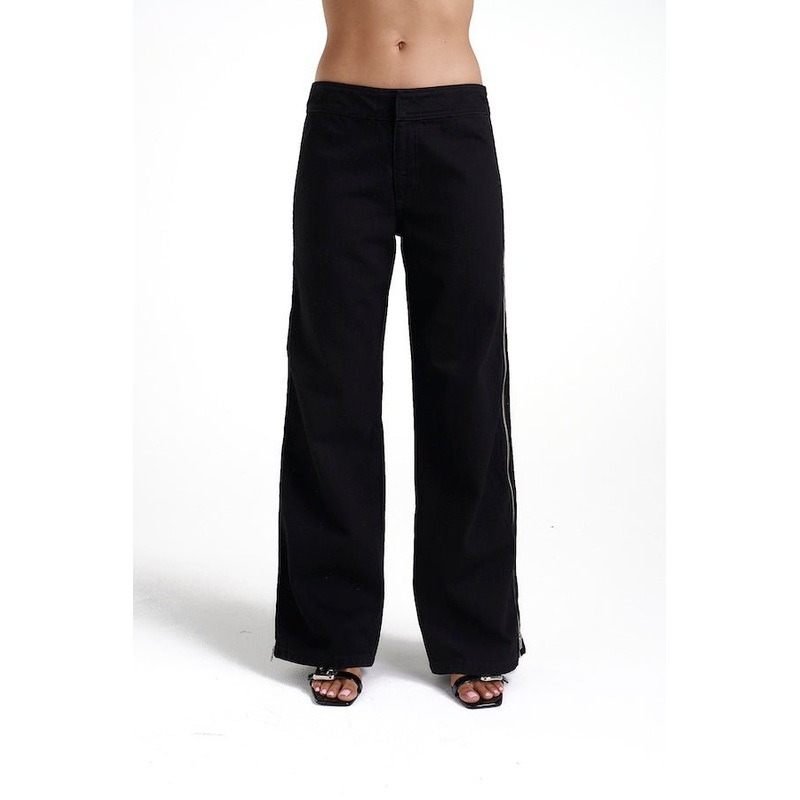 Zip Jeans Black Denim XS