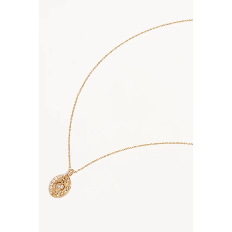 18k Gold Vermeil Love You to the Moon and Back Necklace O/S