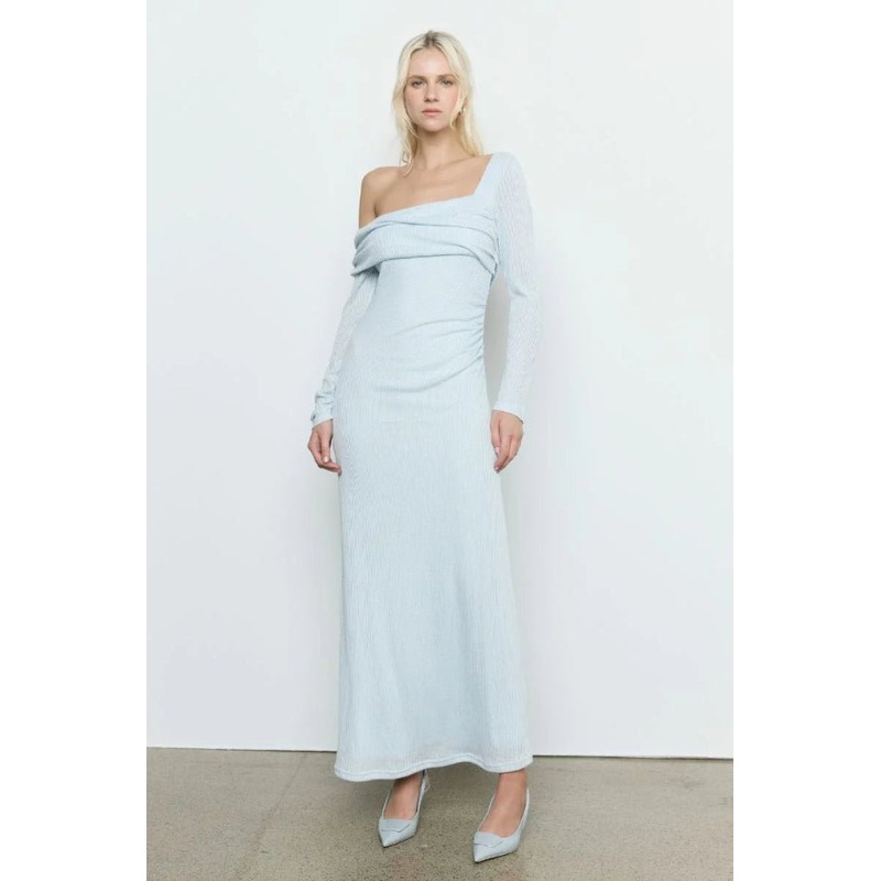 Align One Shoulder Dress Glacier XS